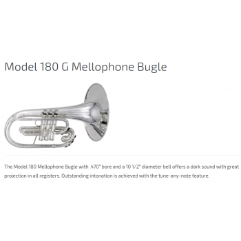 KÈN INSTRUMENTS-G BUGLES-Model 180 G Mellophone Bugle
